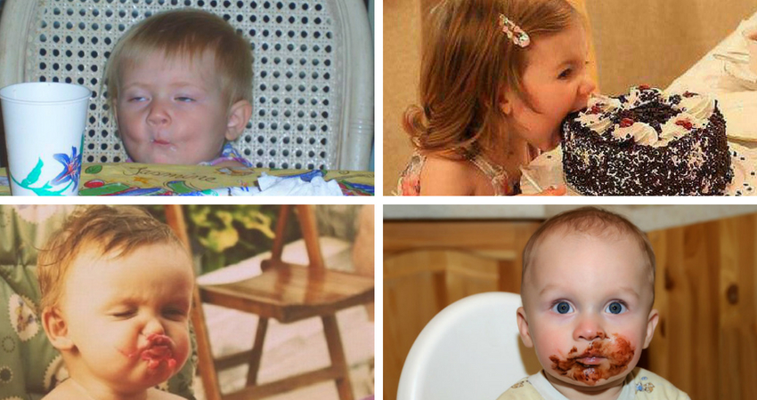 Yemek Yerken Şekilden Şekle Giren 14 Komik Bebek