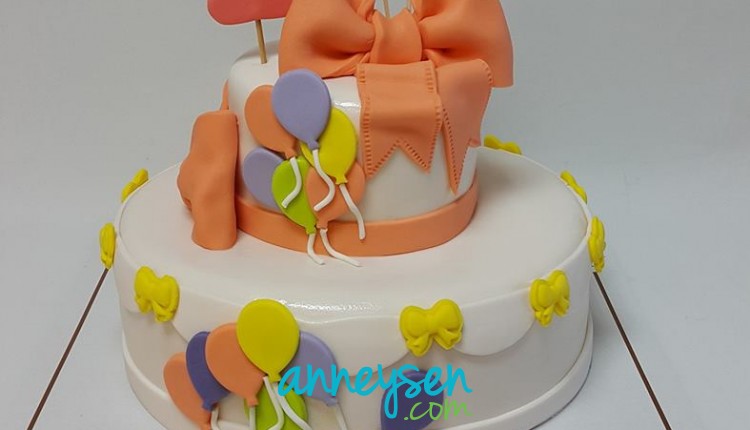 Topraktan Pastacılık 1 Yaş Doğum Günü Butik Pasta İzmir Anneysen