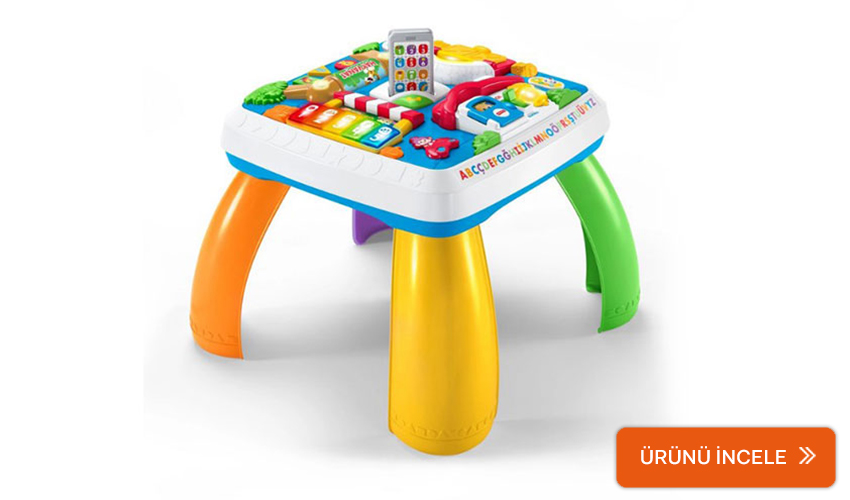 Fisher Price eğitici köpekçiğin aktivite masası