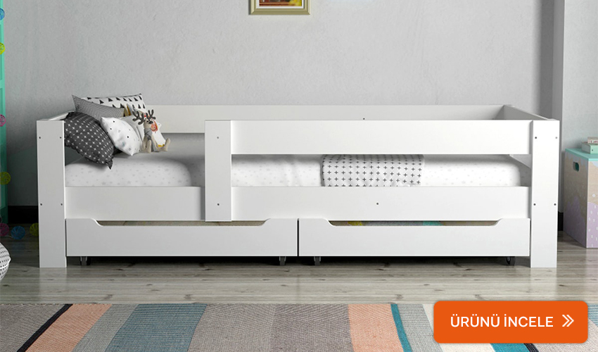 Çekmeceli bebek karyolası