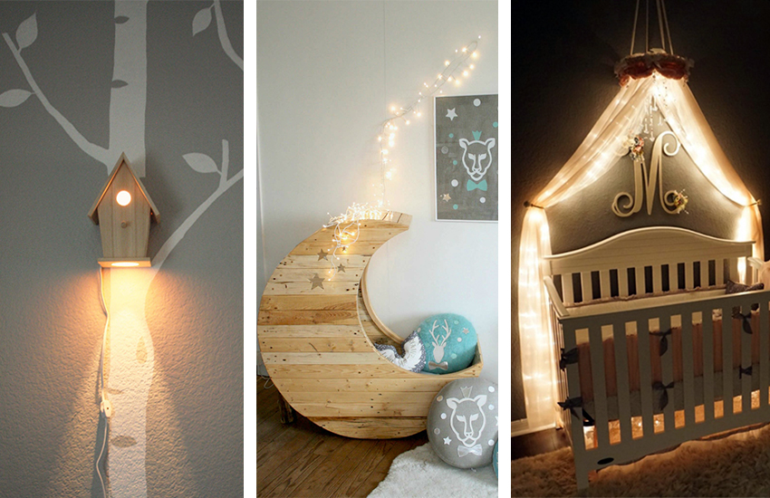bebek odası duvar lambası