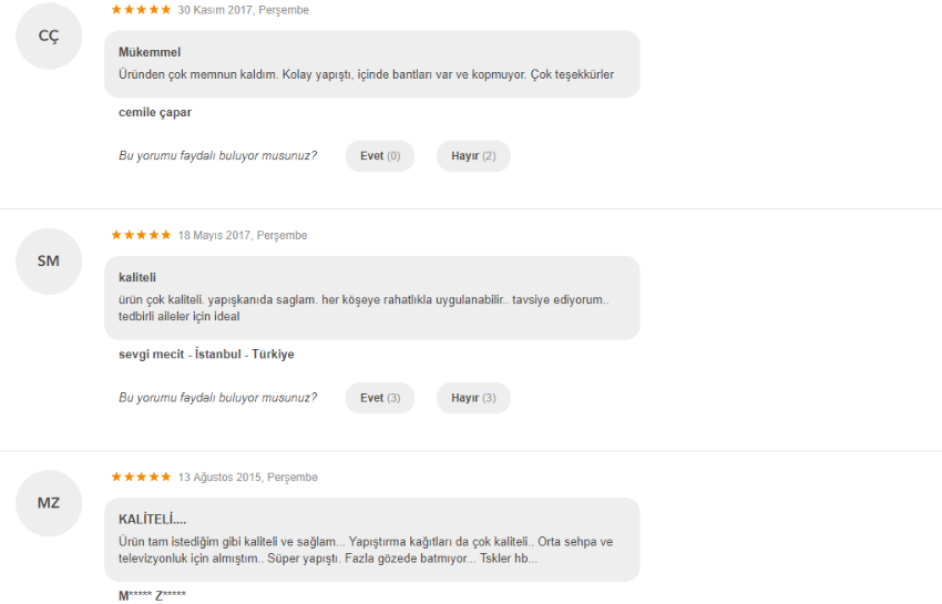 Prado Silikon Bebek Köşe Koruyucu kullananlar