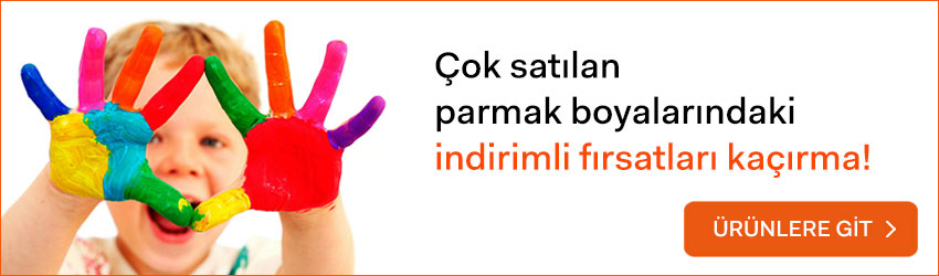 2 yaş parmak boyası