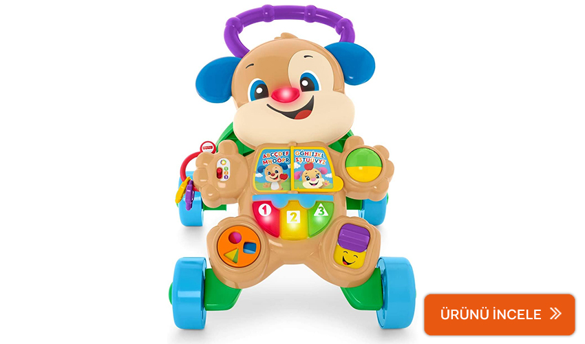 fisher price egitici kopekcik yurutec