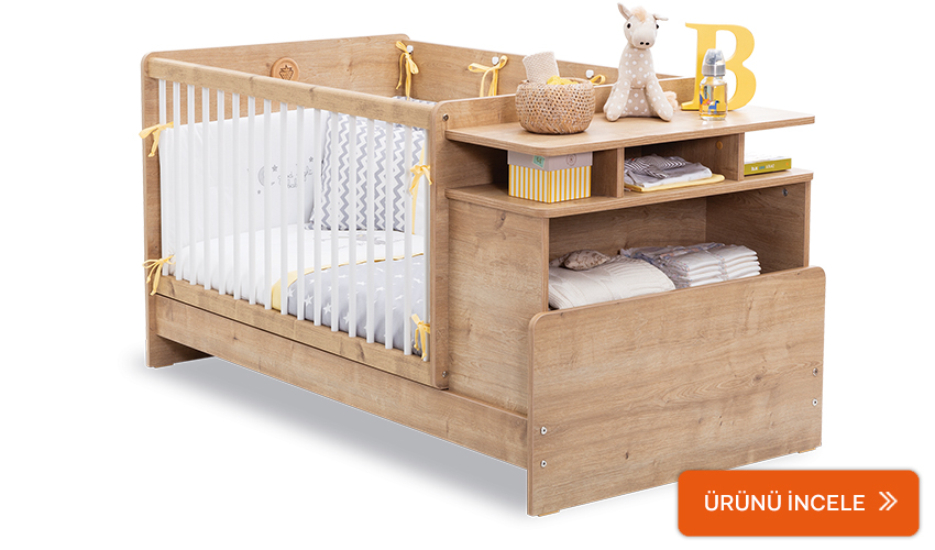 Çilek bebek karyolası