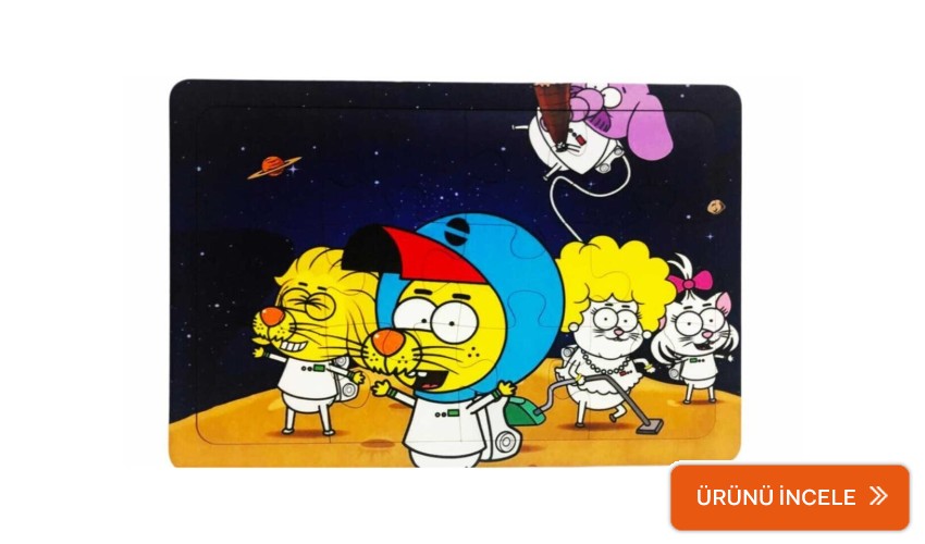 Kral Şakir ahşap bebek puzzle