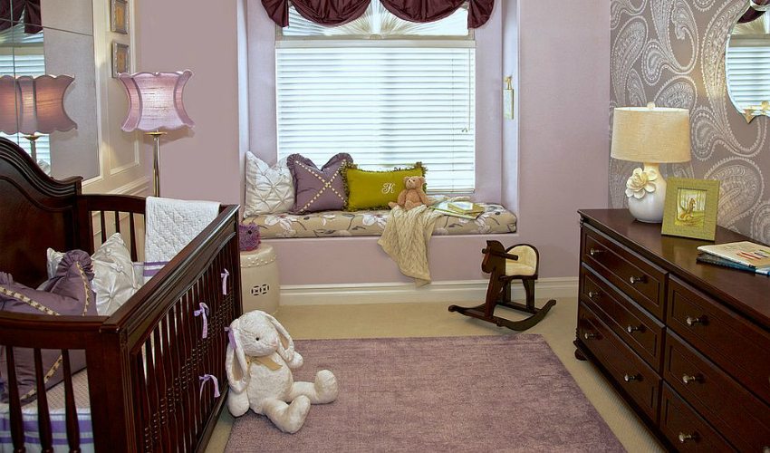ahşap bebek odası