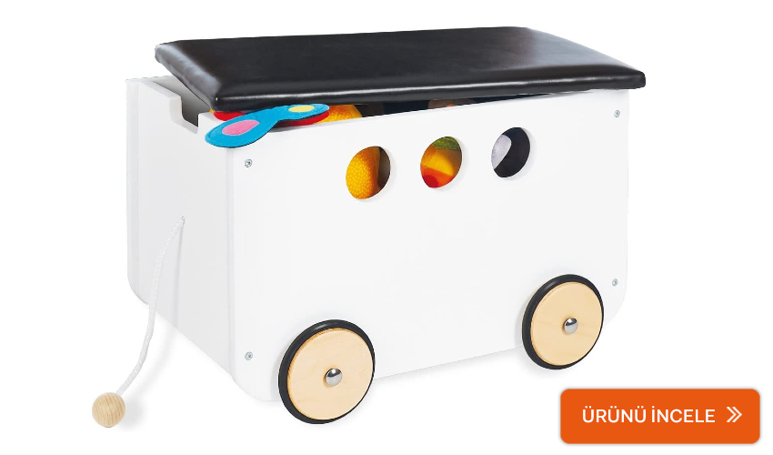 Pinolino Jim ahşap oyuncak sepeti