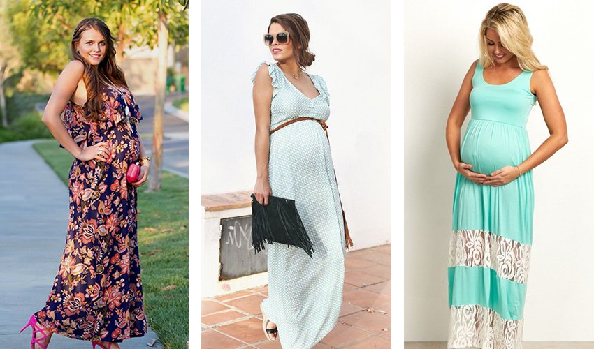 hamile şık elbise