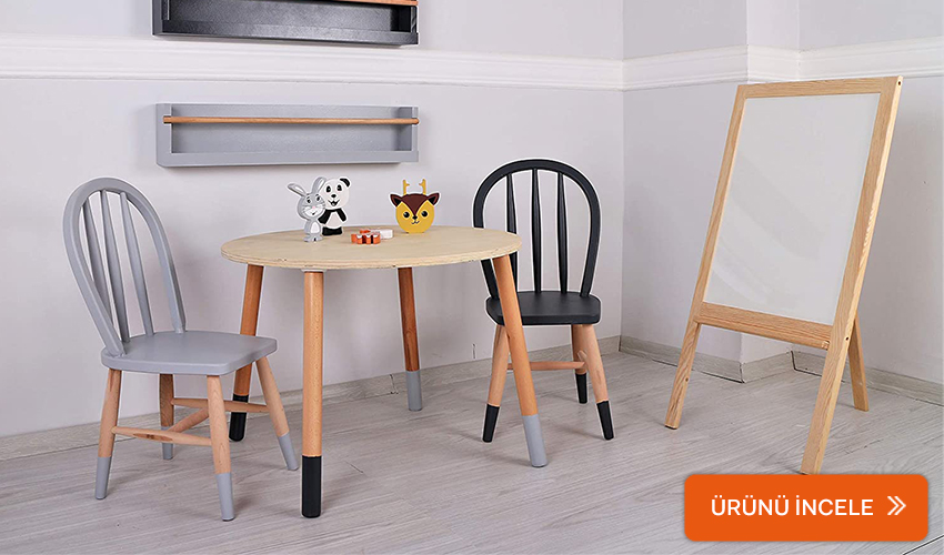 A&T Montessori aktivite masa sandalye takımı
