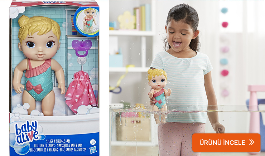 Baby Alive banyo zamanı