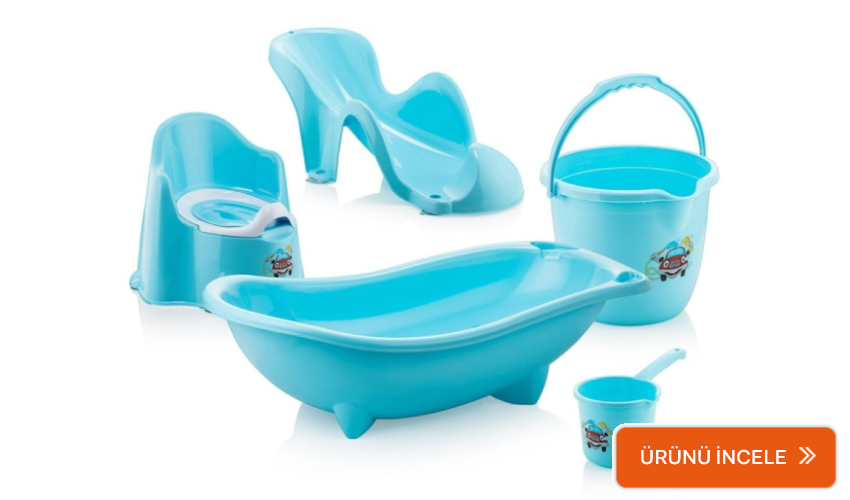 Baby&Plus bebek küvet seti