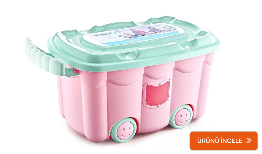 Baby Jem tekerlekli oyuncak kutusu