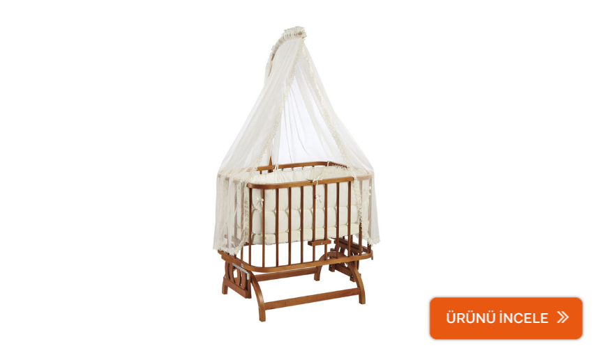 Baby Tech ahşap beşik