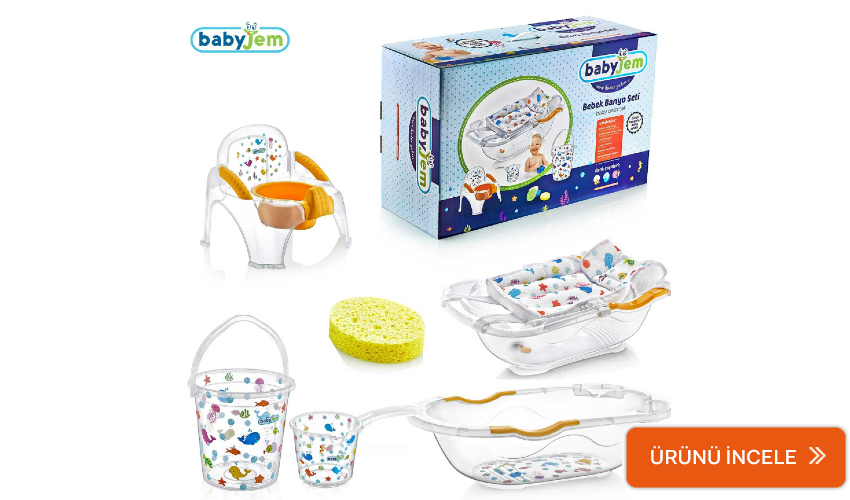 Babyjem bebek banyo seti
