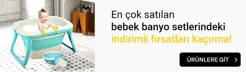 bebek banyo seti banner