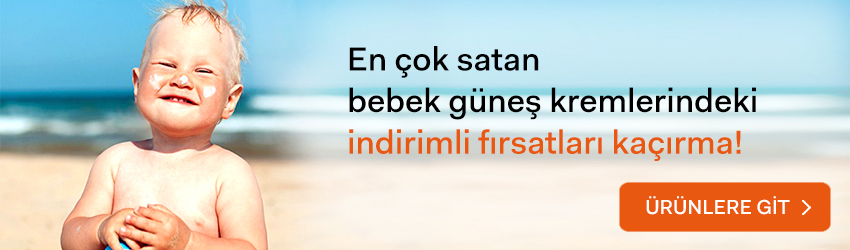 bebek güneş kremi banner