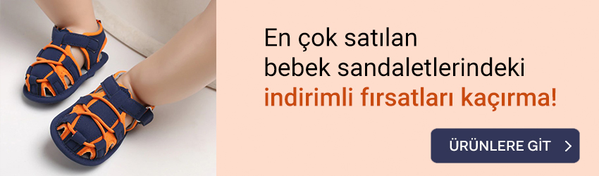 Bebek sandaleti banner