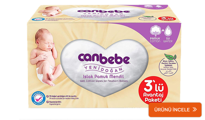 Canbebe ıslak mendil