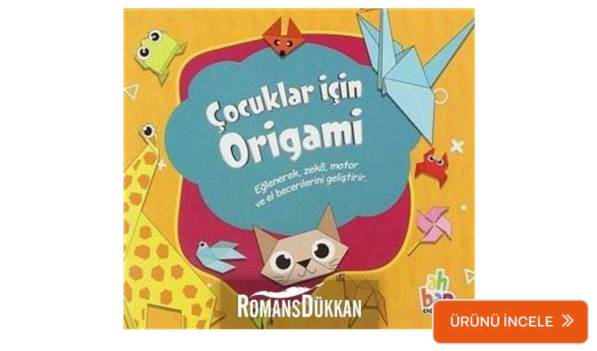 Çocuklar için origami kitabı