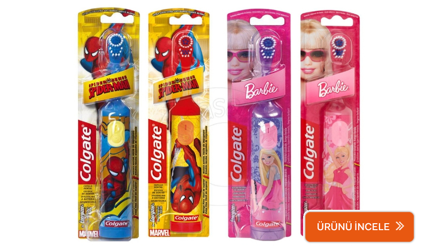Colgate pilli çocuk diş fırçası
