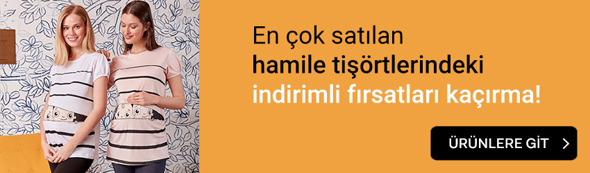 hamile tişörtü banner