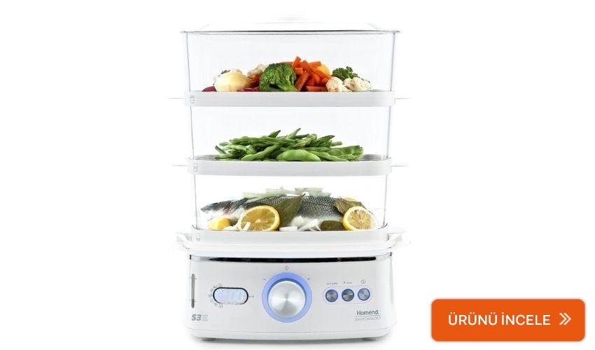 homend s3 buharlı pişirici