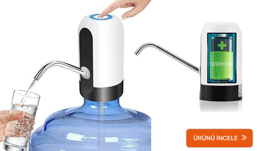 Şarjlı damacana pompası