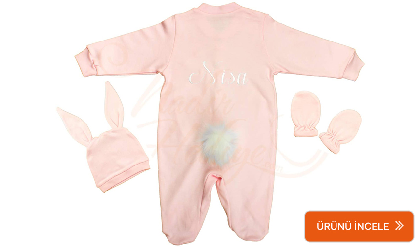 İsimli bebek tulumu