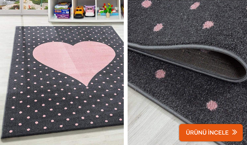 Ayyıldız kız çocuk halısı