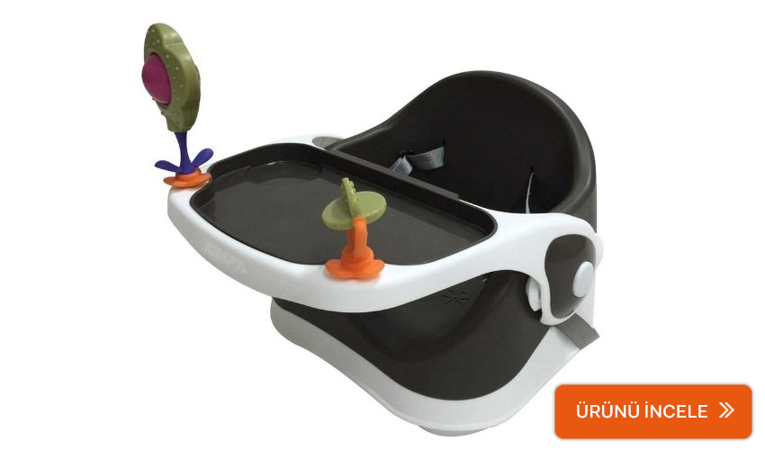 kraft oyuncaklı booster portatif mama sandalyesi