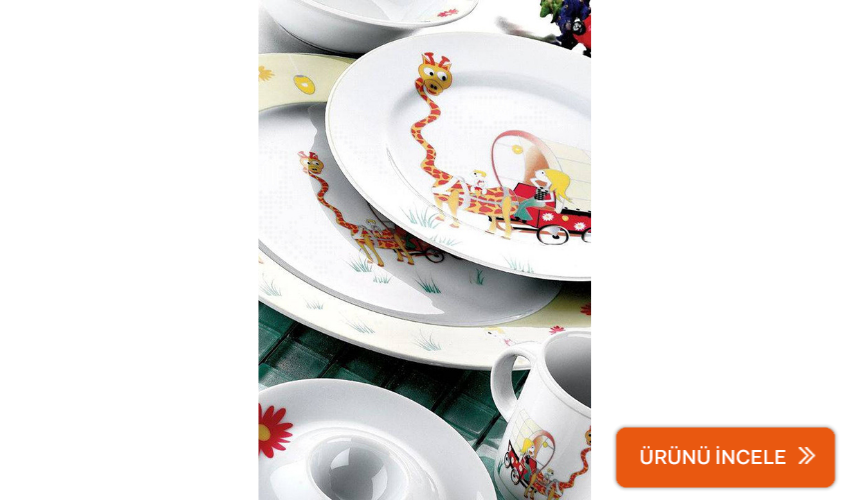Kütahya Porselen bebek mama takımları
