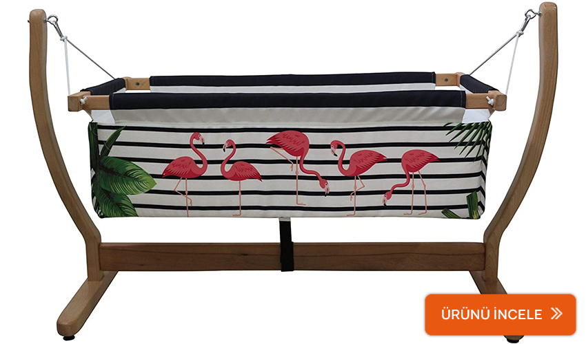 MakeArt Baby ahşap hamak beşik