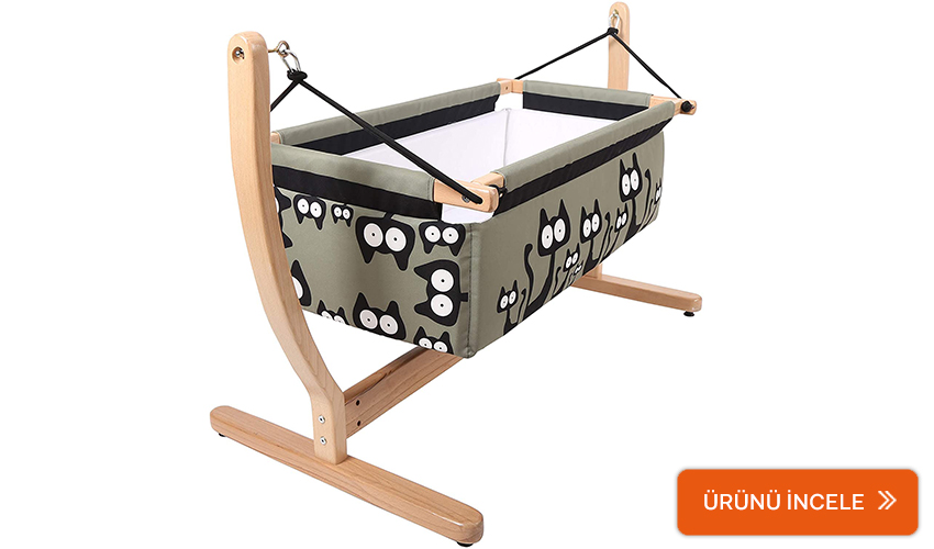 MakeArt ahşap bebek hamağı