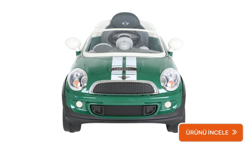  Mini Cooper akülü araba 