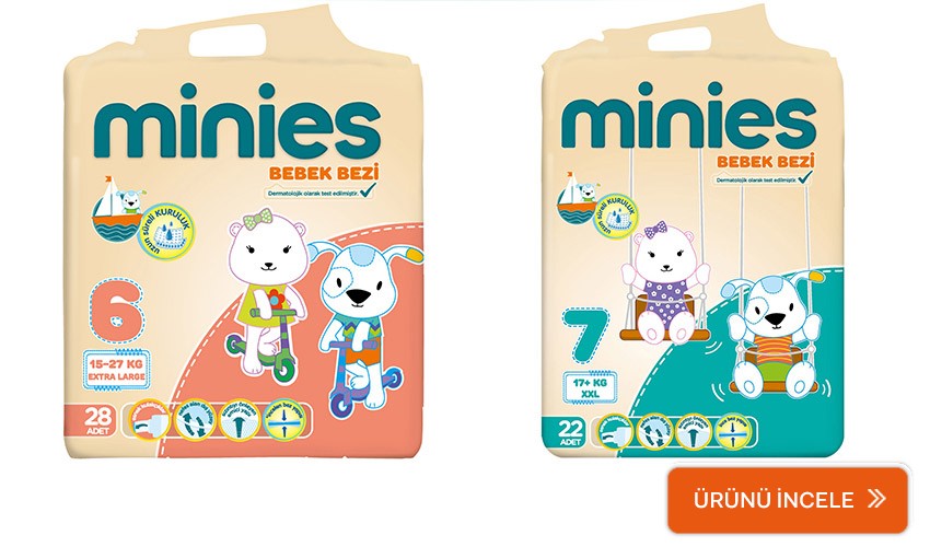 minies bebek bezi