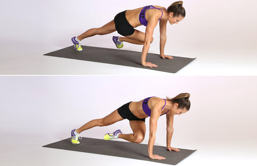 mountain climber göbek yağlarını eritmek