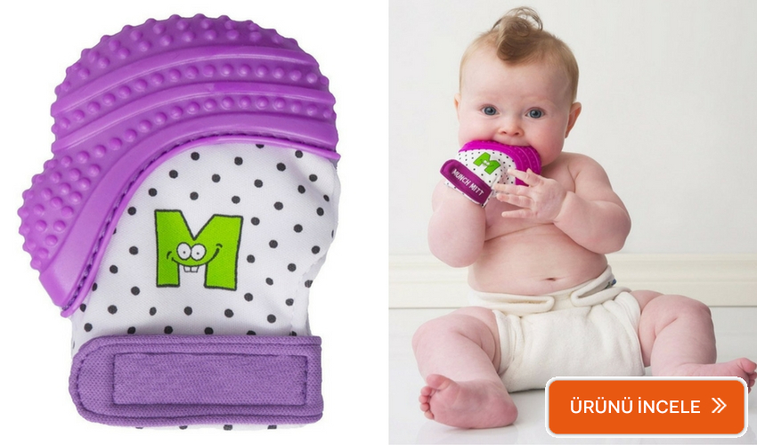 Mouthie Mitten diş kaşıyıcı