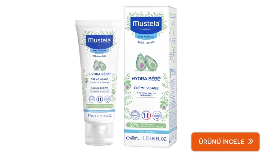 Mustela bebek yüz nemlendirici