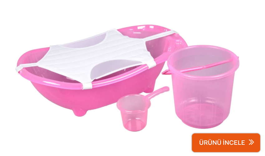 Norfolk bebek banyo küvet seti