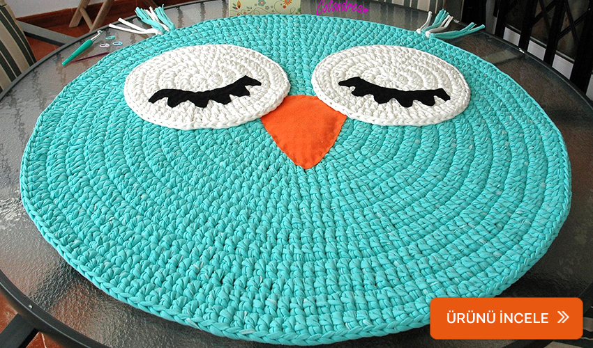 Nuh Home yuvarlak bebek odası halısı