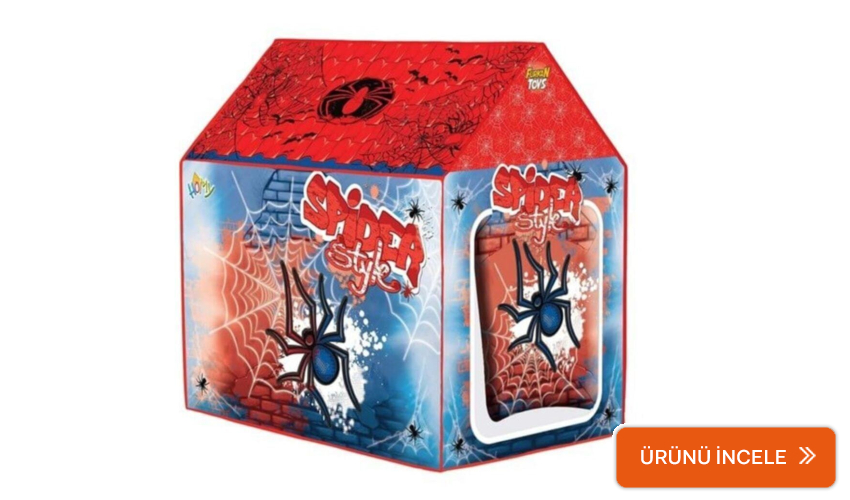 Örümcek Adam çadırı