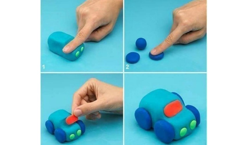 3 yaş oyun hamuru etkinlikleri