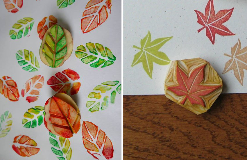 patates baskısı şekillendirme patates baskı çalışması