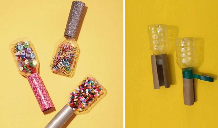 Pet şişeden müzik aleti Atık malzemeden müzik aleti yapımı