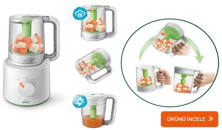 philips avent wasabi buharlı pişirici