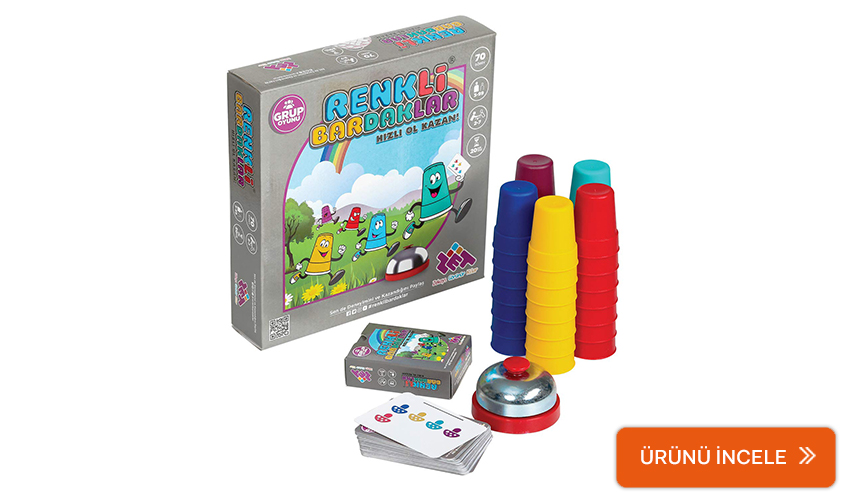 Renkli Bardaklar Zeka Oyunu