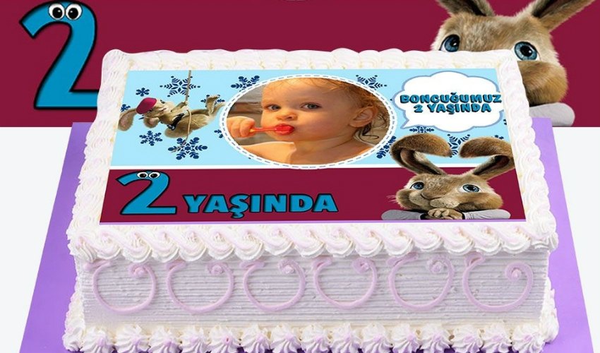 2 yaş doğum günü pastası modelleri