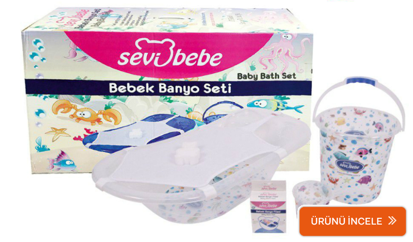 Sevi Bebe bebek banyo seti