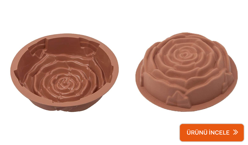  Silicolife Gül Desenli Silikon Kek Kalıbı